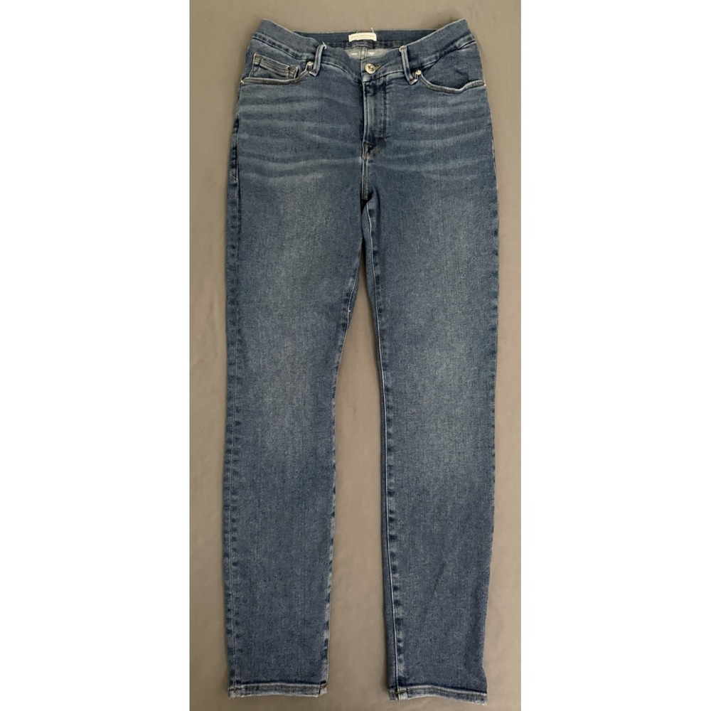 Good American Skinny Jeans Women's Size 8/29 Blue Denim Wash Mid Rise Stretch